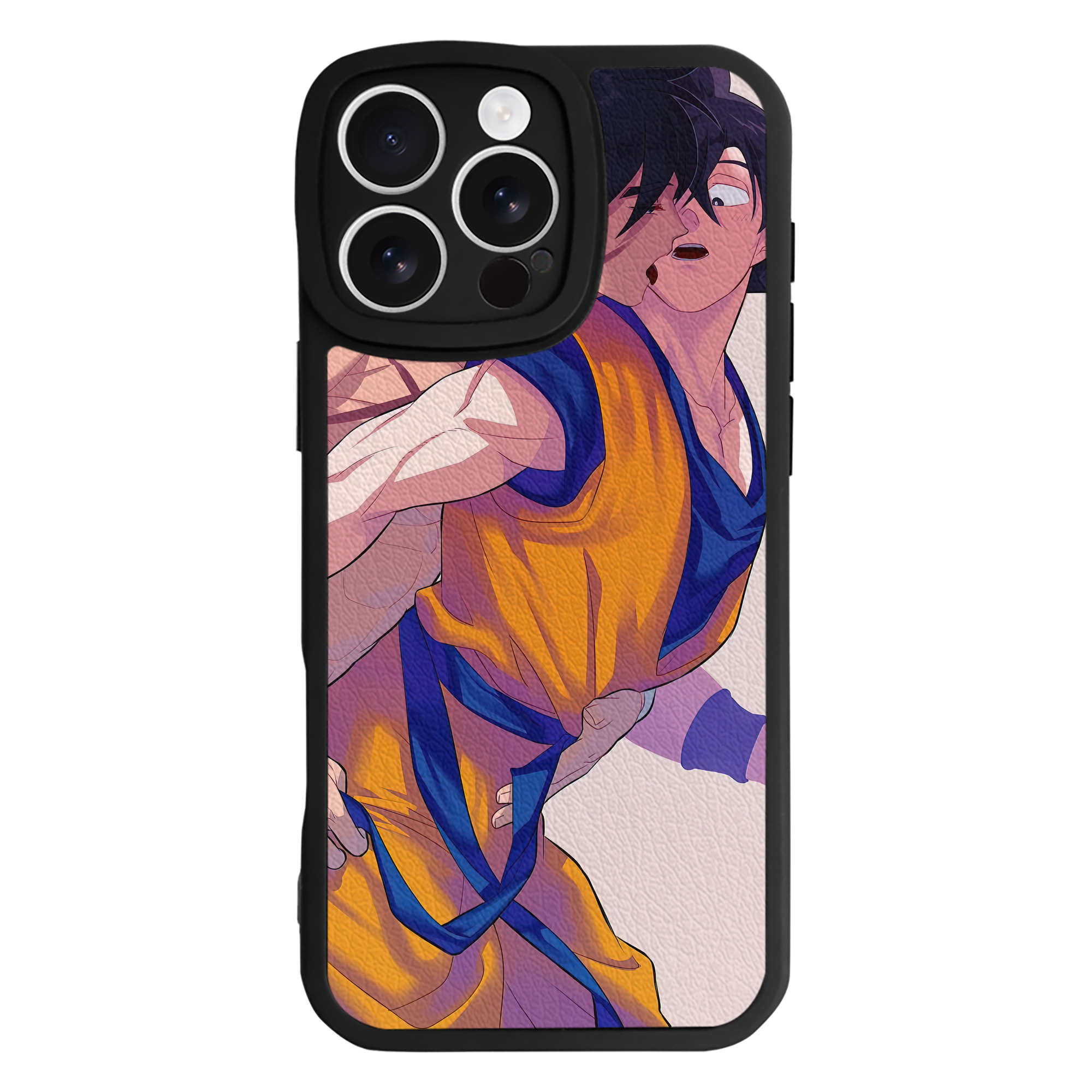 （画像用） ドラゴンボール DRAGON BALL 【iPhone 16シリーズ対応】シリコンスマホケース（レザー調） 材質：シリコン